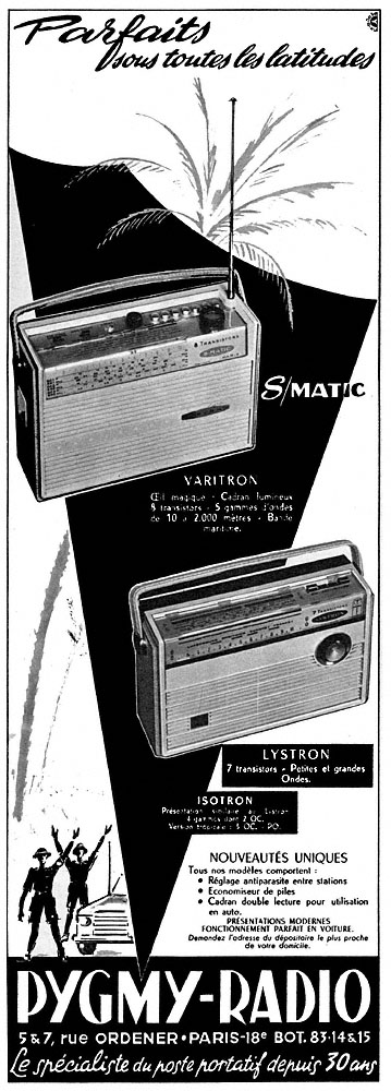 Publicité Pygmy 1961
