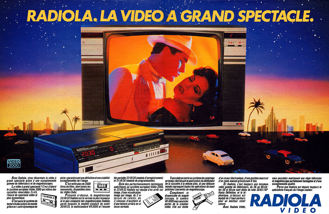 Publicité Radiola 1983