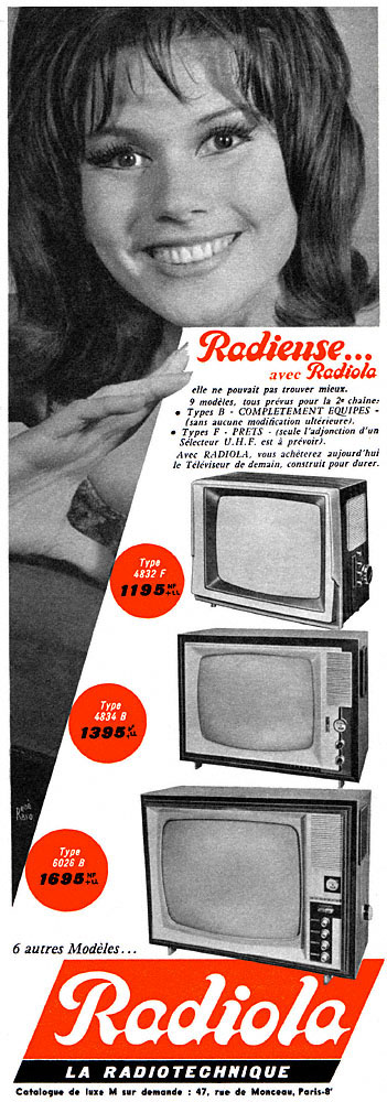 Publicité Radiola 1962