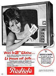 Publicit Radiola 1963