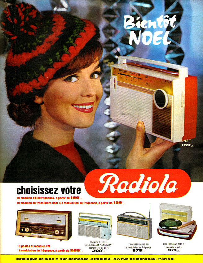 Publicité Radiola 1963
