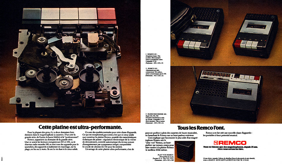 Publicité Remco 1974