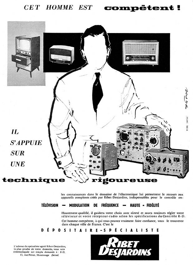 Publicité Ribet Desjardins 1958