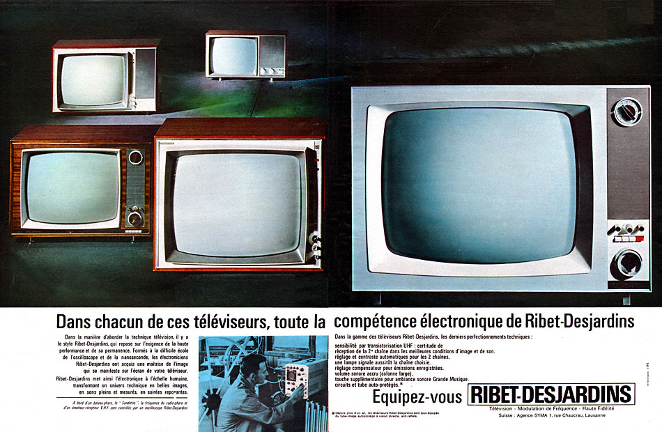 Publicité Ribet Desjardins 1964