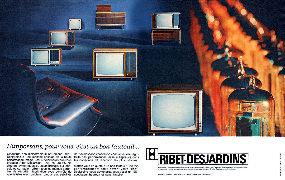 Publicit� Ribet Desjardins 1965