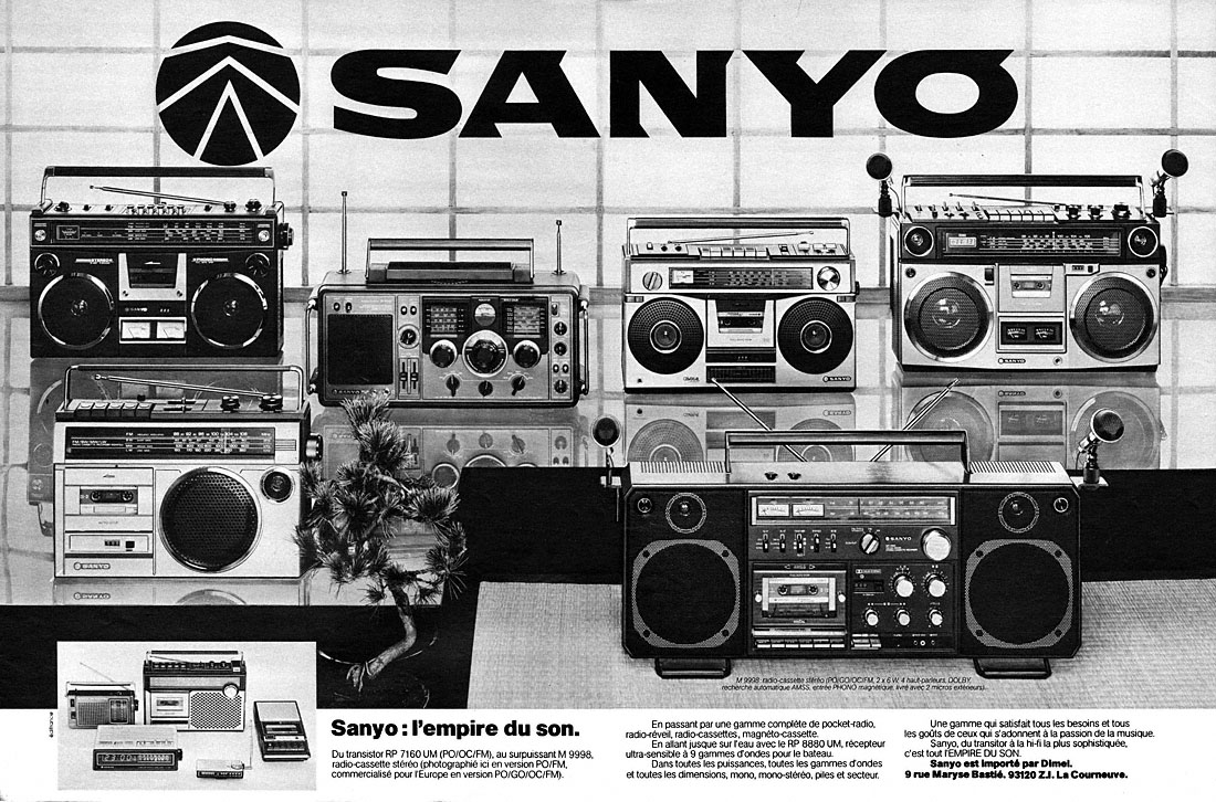Publicité Sanyo 1979