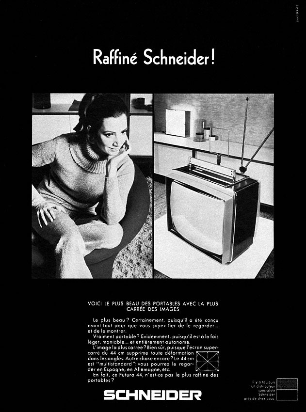 Publicité Schneider 1968