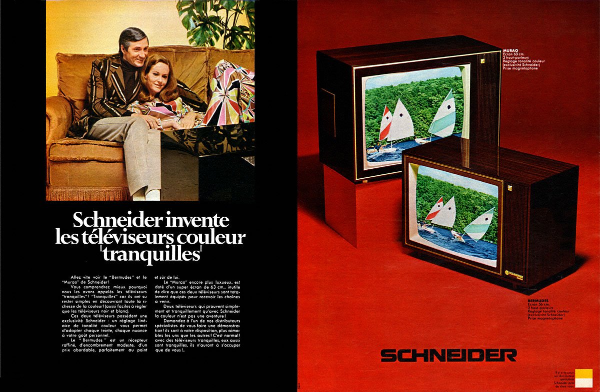 Publicit� Schneider 1969