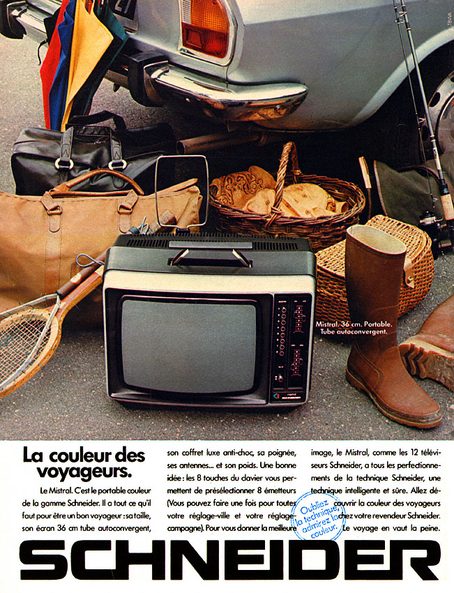 Publicité Schneider 1977