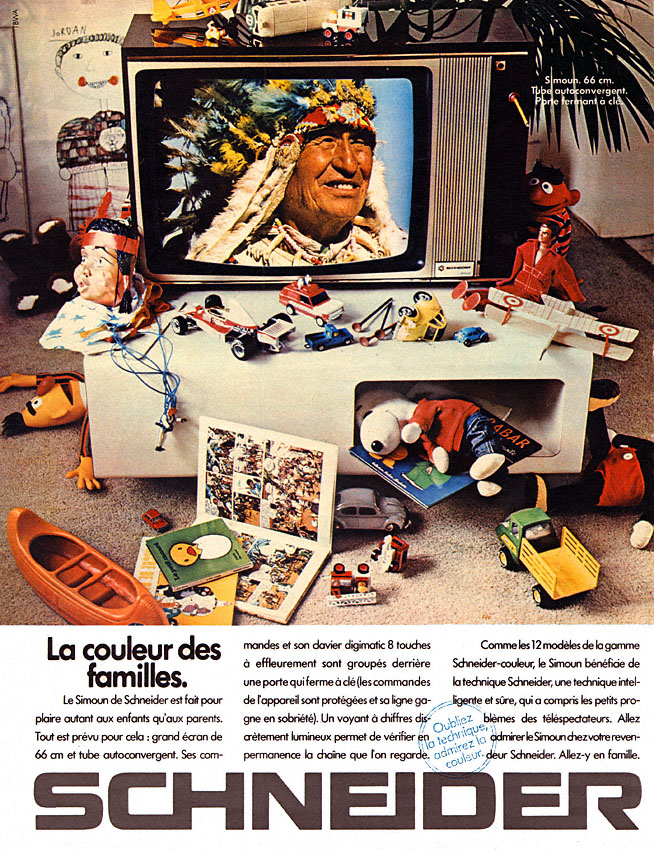 Publicité Schneider 1977