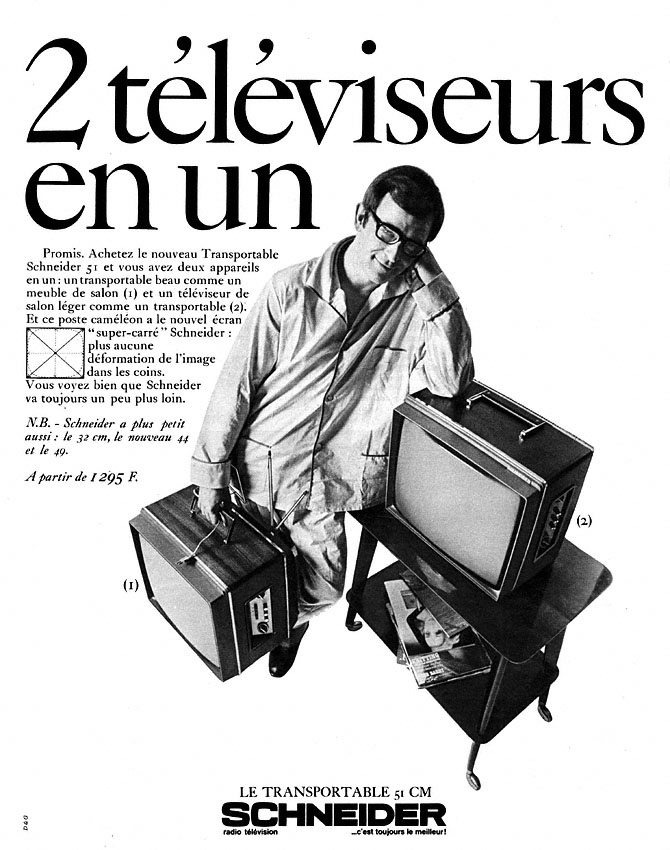 Publicité Schneider 1968