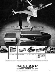 Publicit Sharp 1963