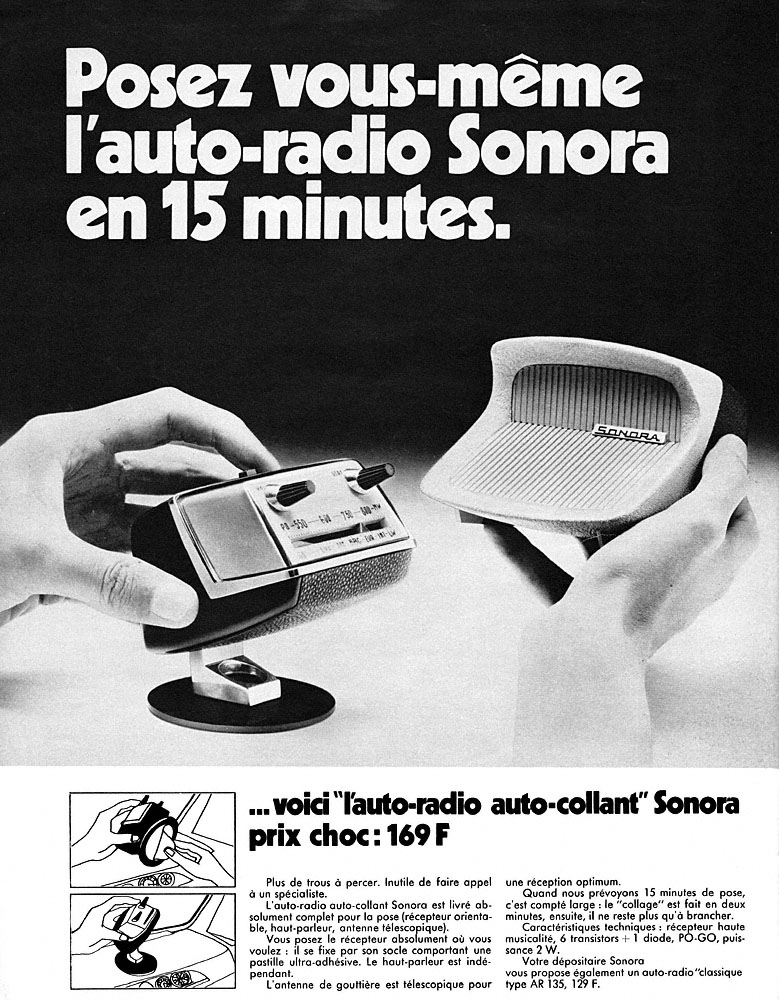 Publicit� Sonora 1969