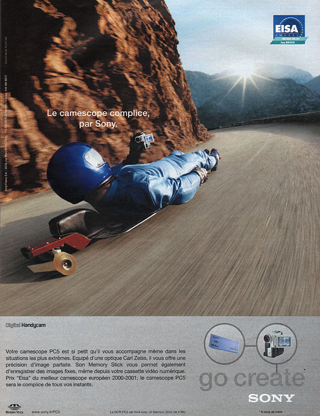 Publicité Sony 2000