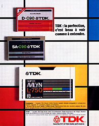 Publicit Tdk 1981