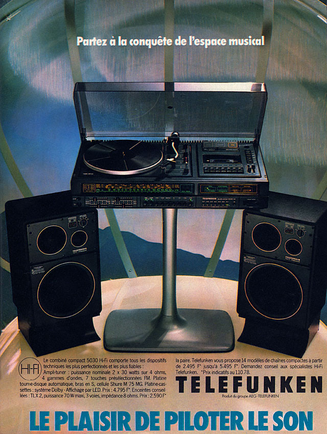 Publicité Telefunken 1978