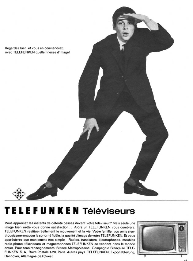 Publicité Telefunken 1962