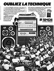 Publicité Tensai 1979