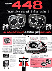 Publicité Teppaz 1960