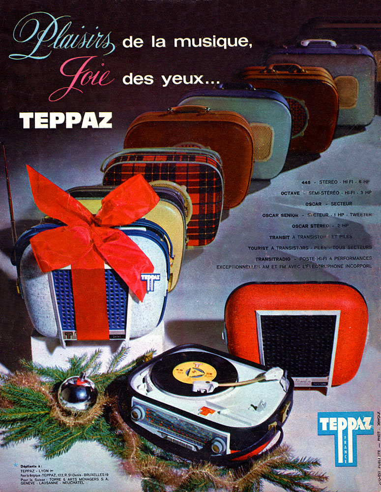Publicité Teppaz 1963