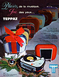 Publicit Teppaz 1963