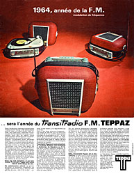 Publicit Teppaz 1964