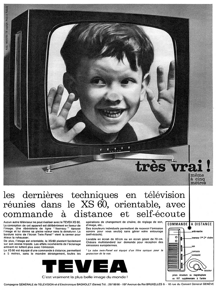 Publicit� Tevea 1964