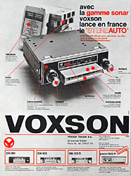 Publicit Voxson 1968