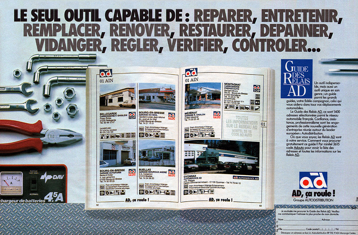 Publicité Ad 1990