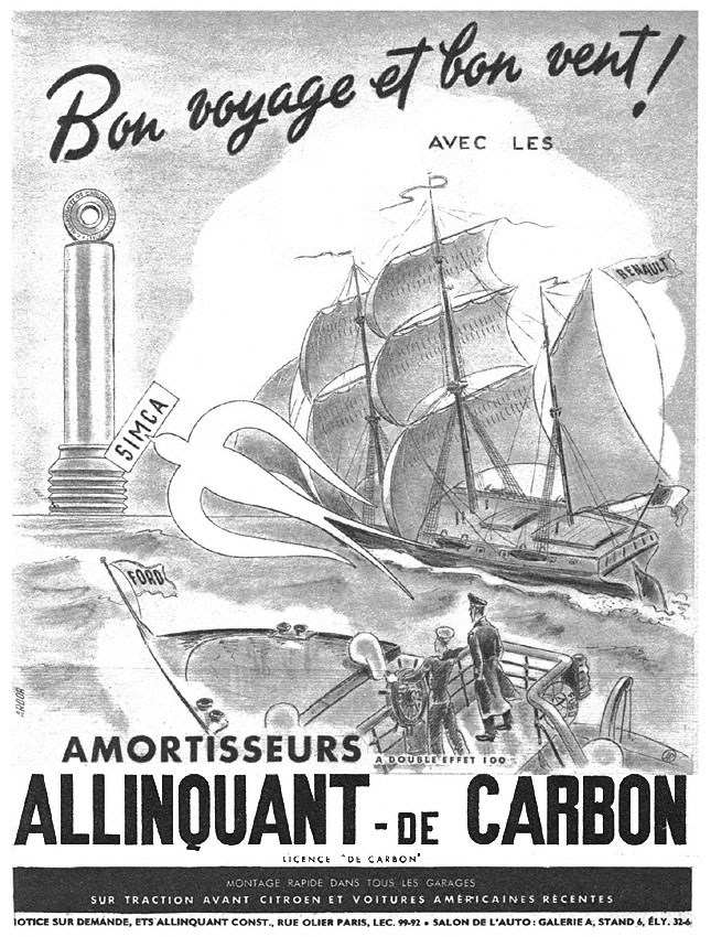 Publicité Allinquant 1951