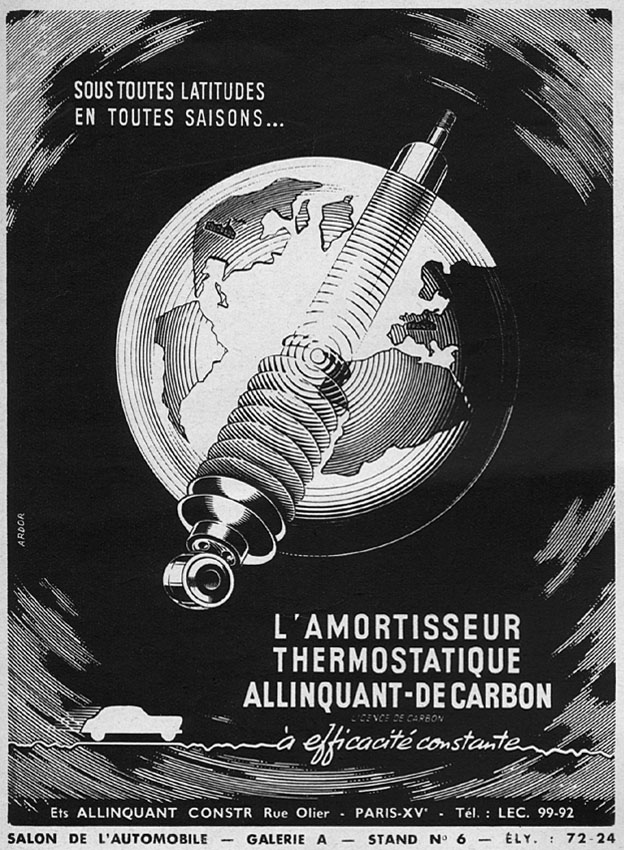 Publicité Allinquant 1952