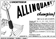 Publicit Allinquant 1957