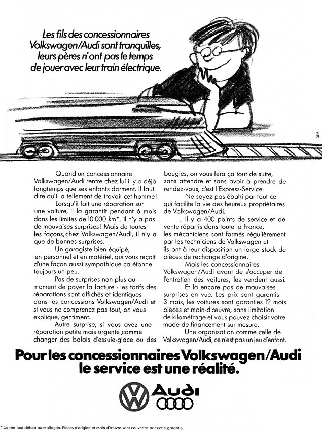 Publicité Audi 1978