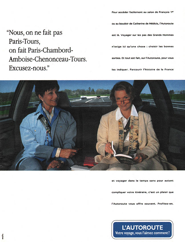 Publicité Autoroute 1997