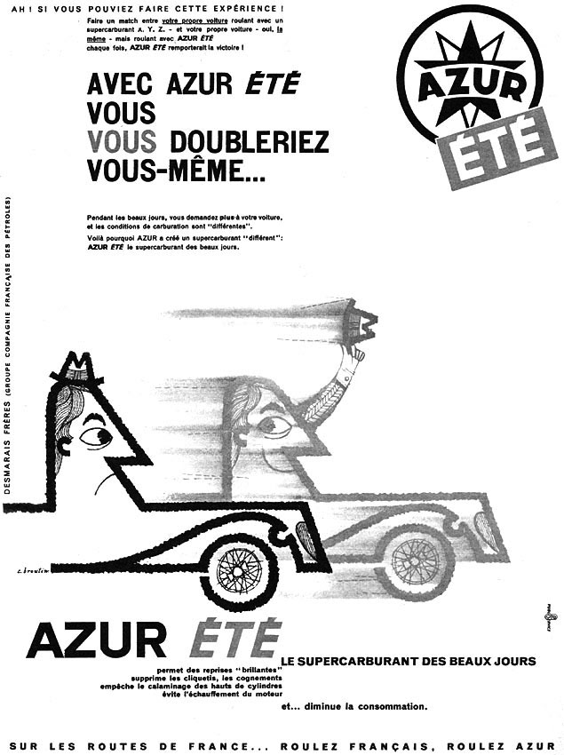 Publicité Azur 1959