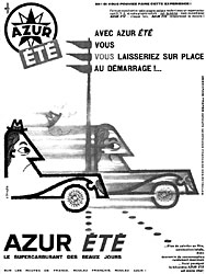 Publicit Azur 1959