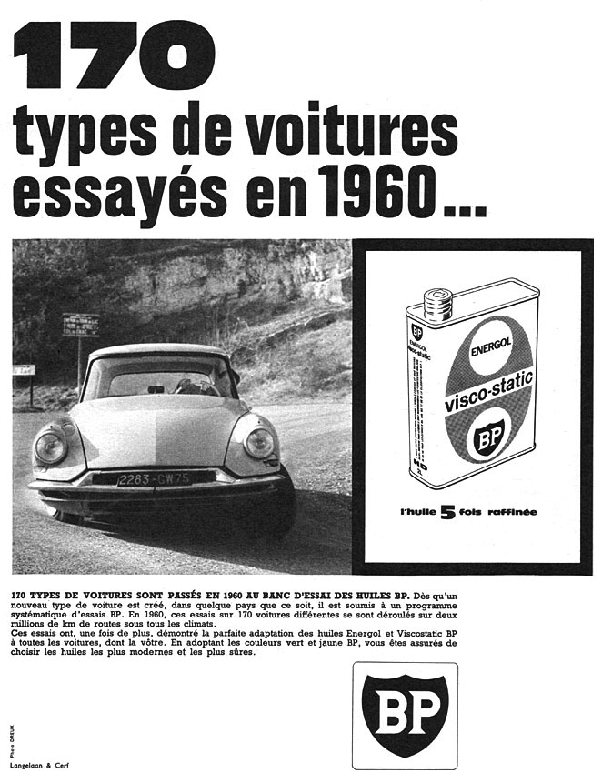 Publicité BP 1961