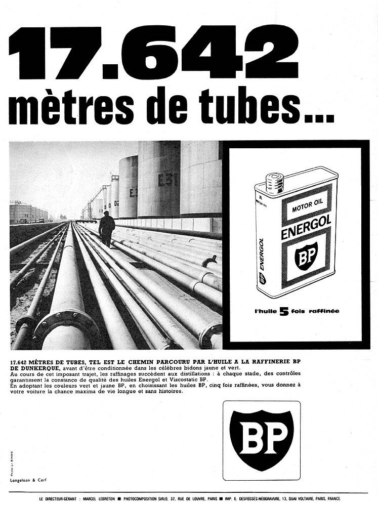 Publicité BP 1961