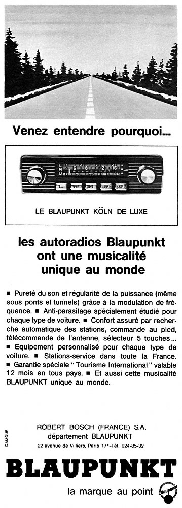 Marque Blaupunkt 1964