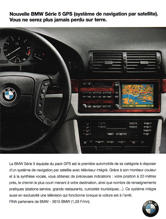 Publicité Bmw 1997