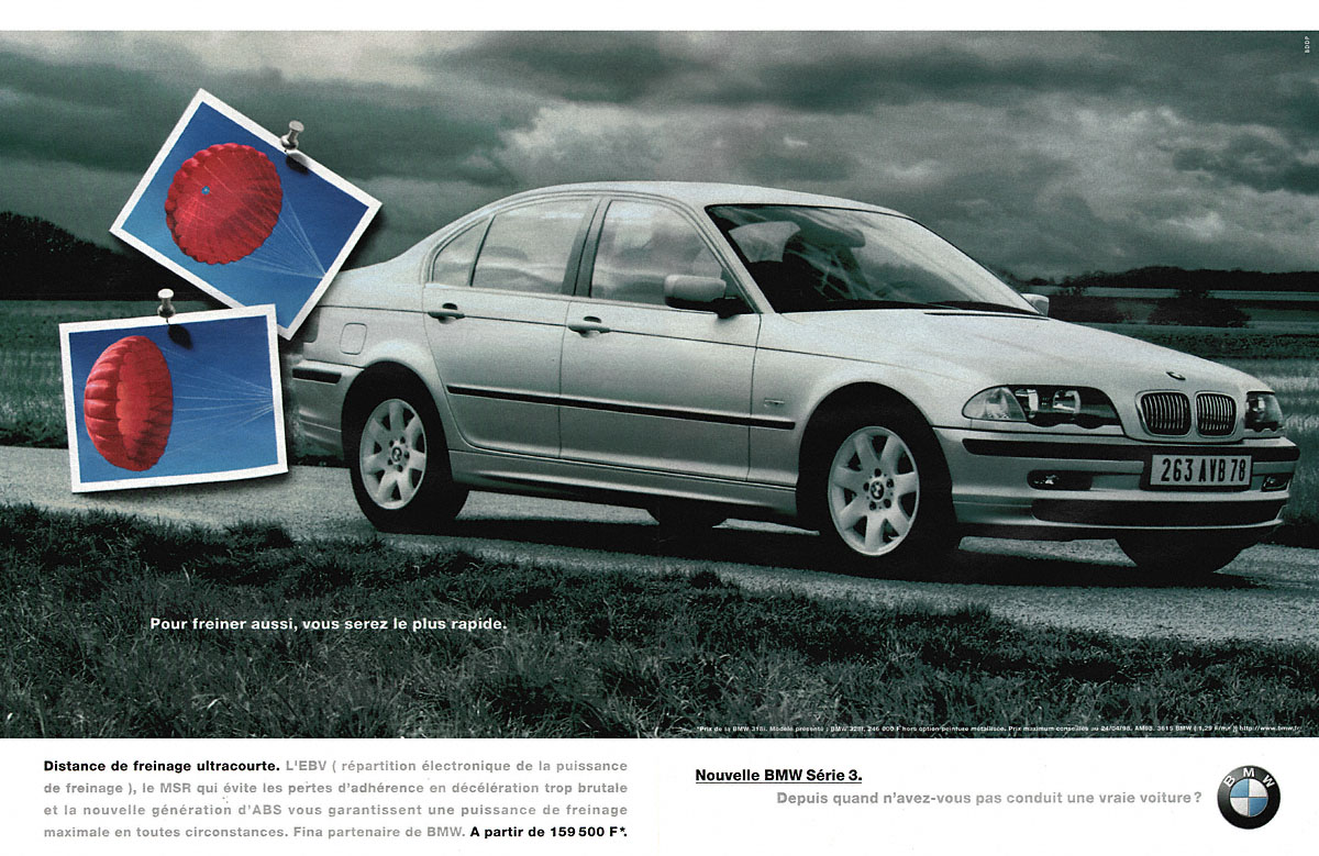 Publicité Bmw 1998