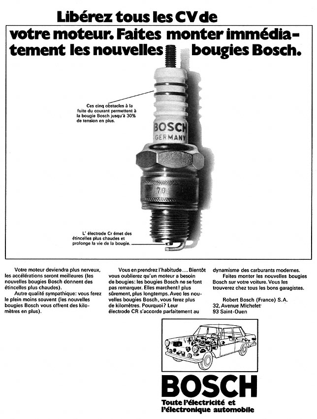 Publicité Bosch 1969