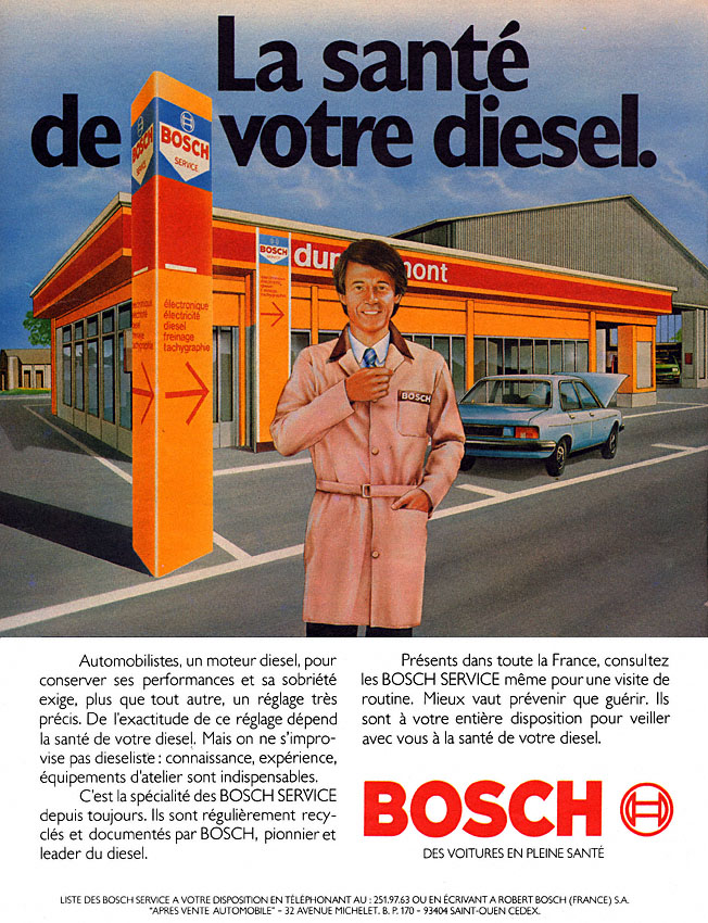 Publicité Bosch 1981