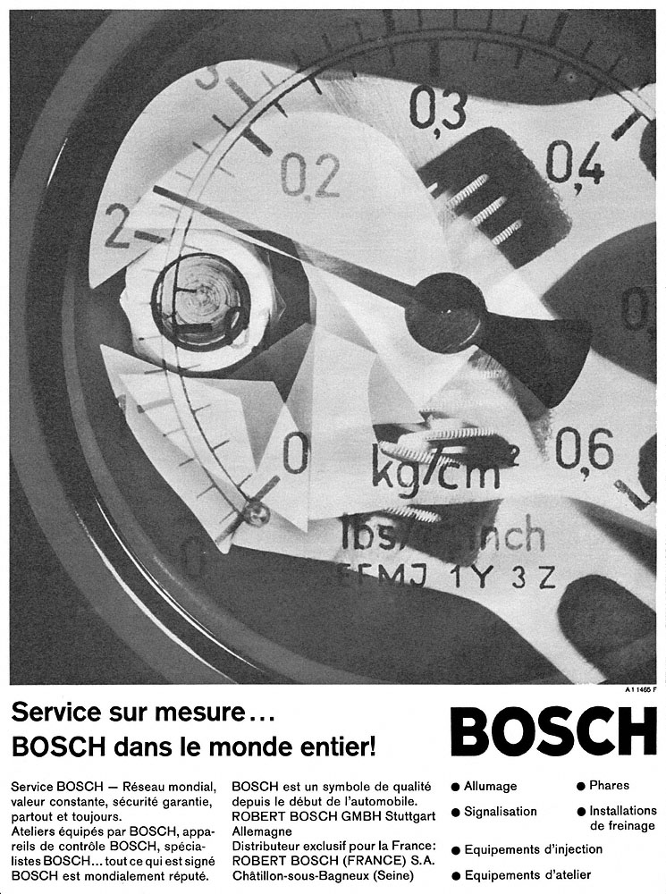 Publicit� Bosch 1965