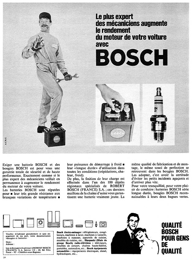 Publicité Bosch 1966