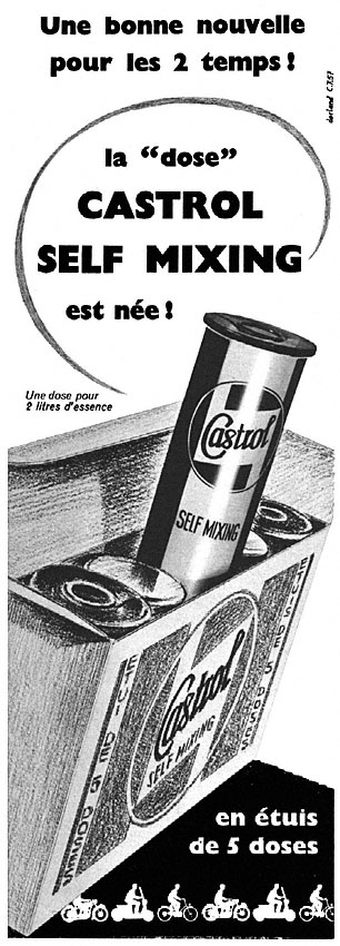 Publicité Castrol 1957