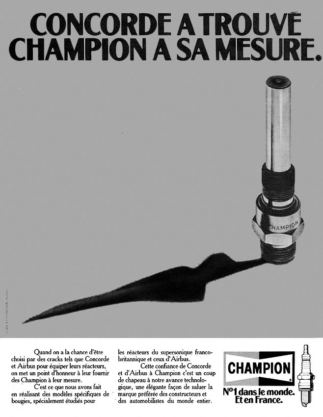 Publicité Champion 1980
