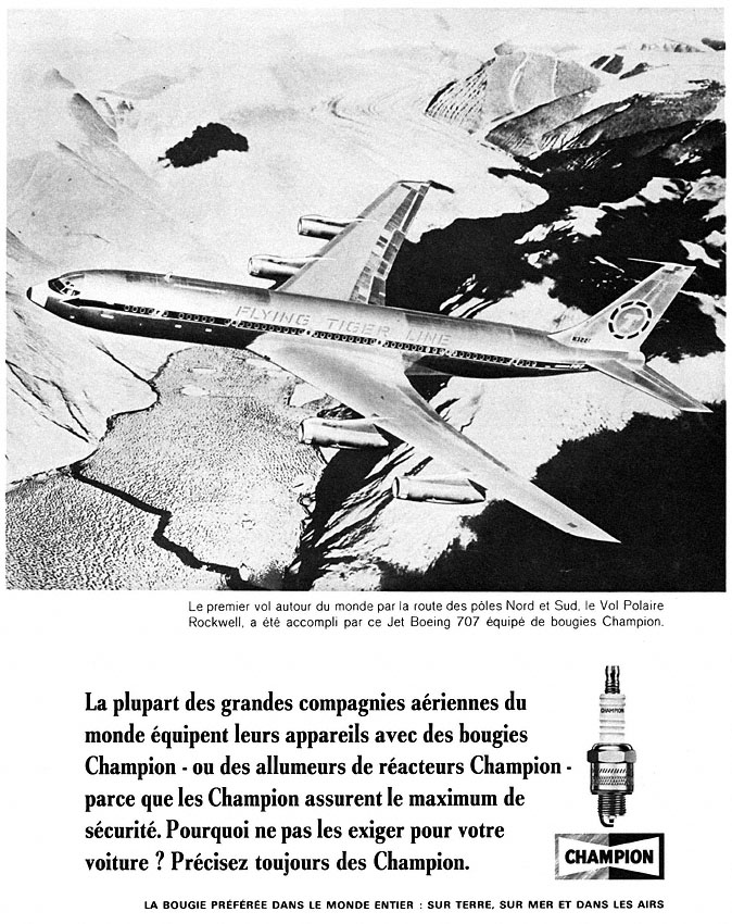 Publicité Champion 1966
