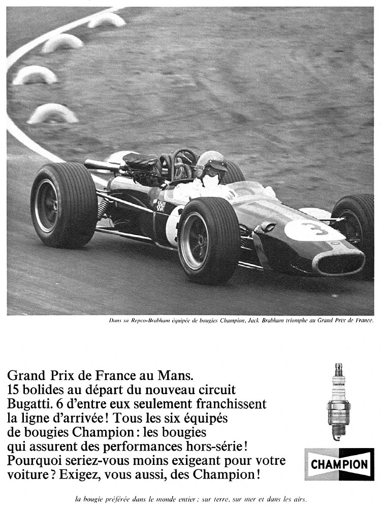 Publicit� Champion 1967
