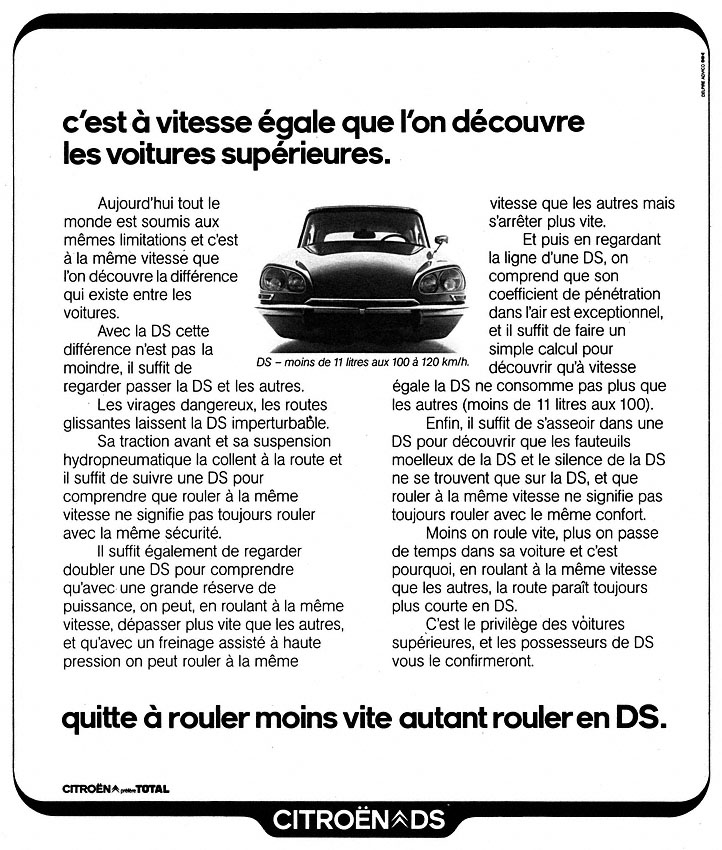 Publicité Citron 1974